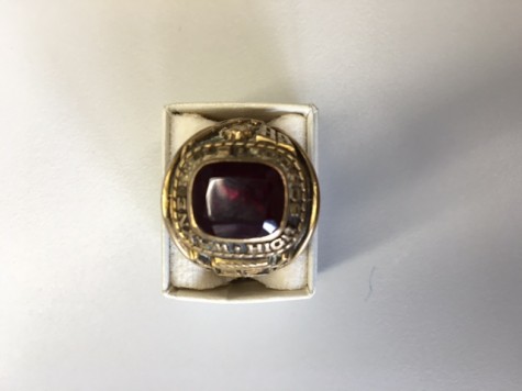 This ring from the Class of 1968 bears the initials KJH.  The Patriot Press is searching for its rightful owner.