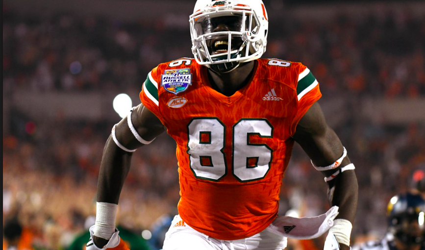David Njoku, whose brothers play at Wayne Hills, will expect to hear his name in the first round of the NFL Draft.