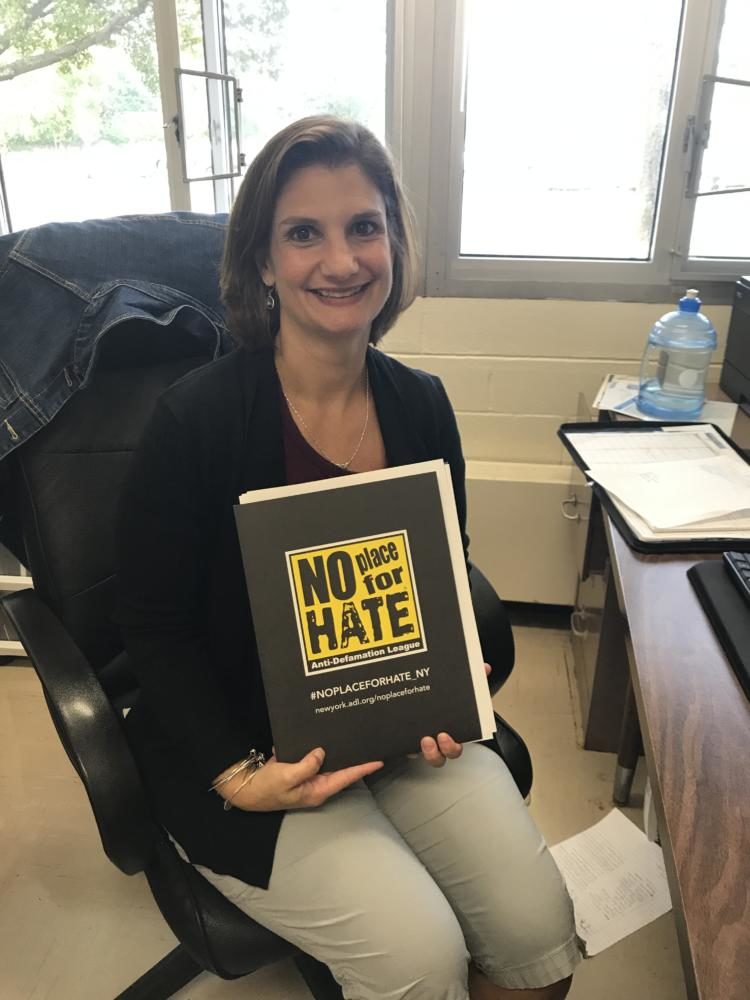 Donna King, SAC, hopes to increase student awareness through the No Place for Hate program. 