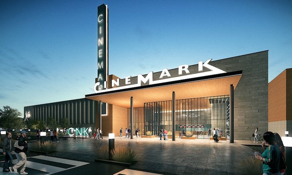 A mock up photo of the new Cinemark Cinema coming to Waynes Willowbrook Mall in 2019.