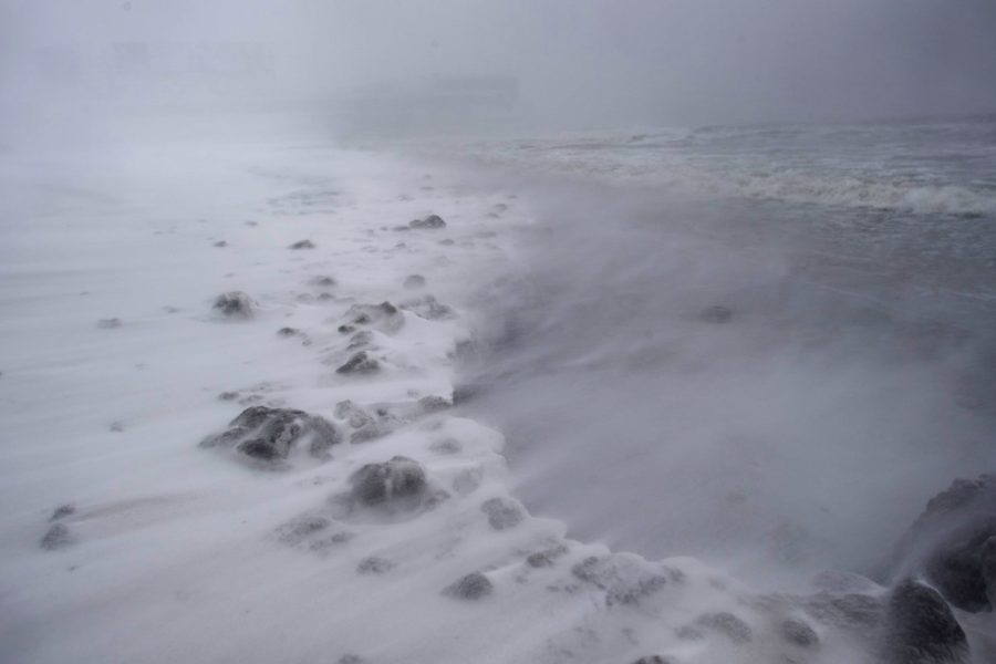 Winds Batter the Jersey Shore near Atlantic City. Source: Washington Post;  (Mark Makela/Getty Images)