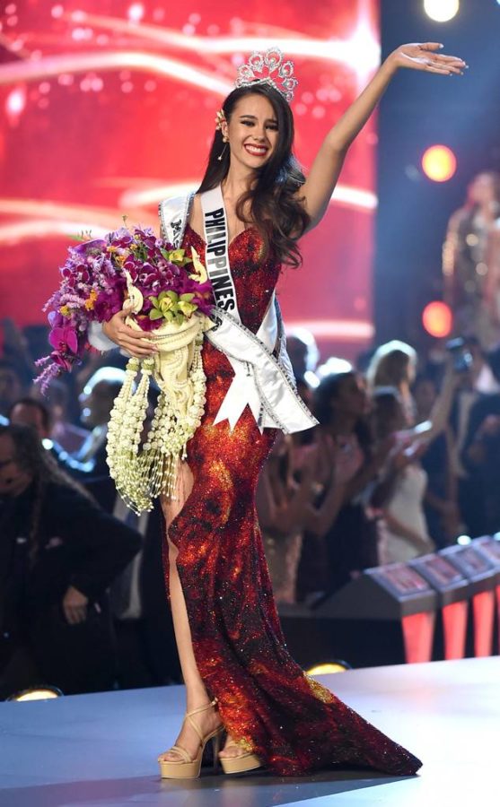 Catriona Gray after crowned as Miss Universe