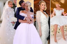 Paris Hilton's four dresses