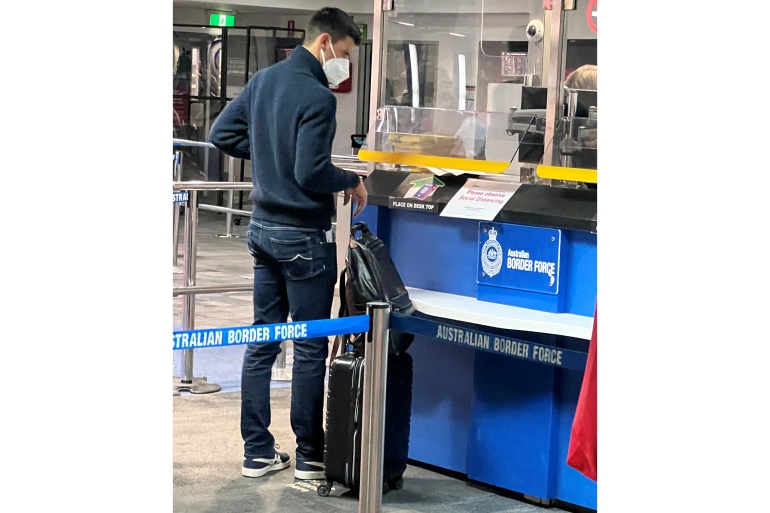 Novak+gets+denied+entry+at+Melbourne+Airport