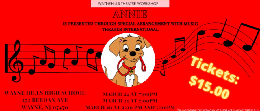 Spring Theater Production Annie Featuring Wayne Hills Staff